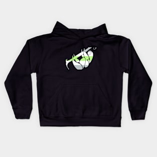 Agender Flag Sloth Kids Hoodie